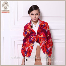 Wholesale fashion lady winter 100% wool stole shawl scarf